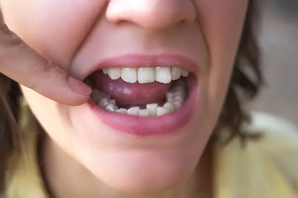 کامپوزیت دندان کج